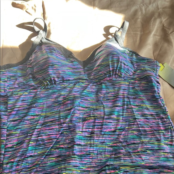 tek gear Other - Tek Gear Multicolor Striped Women's One Piece Swimsuit